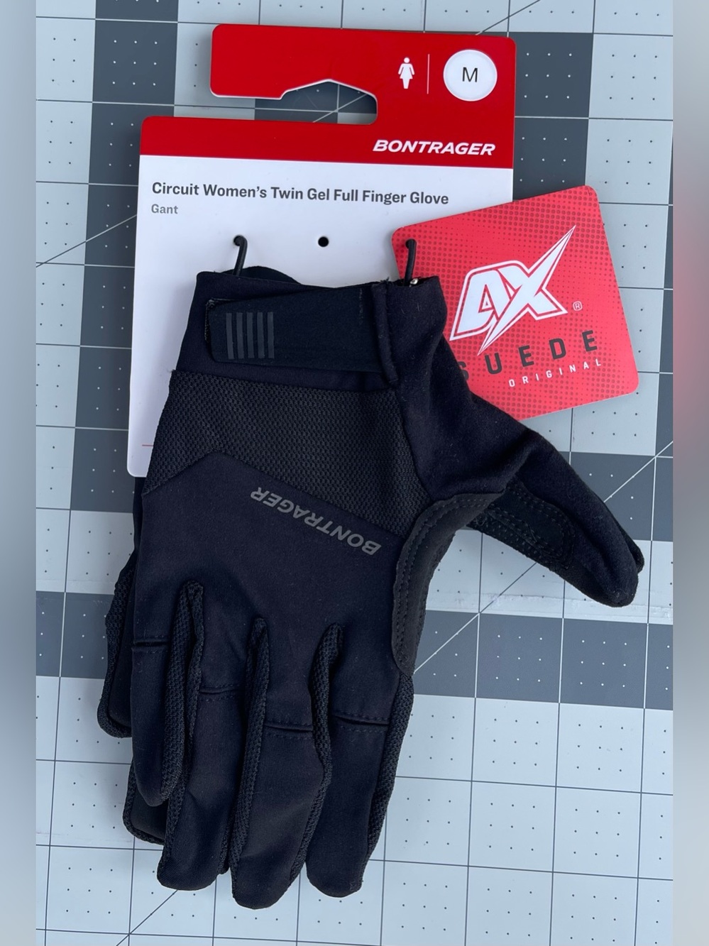 Bontrager Circuit Women’s Twin Gel Full Finger Cycling Gloves Black Medium NWT